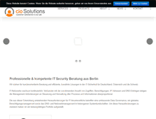 Tablet Screenshot of cio-solutions.de